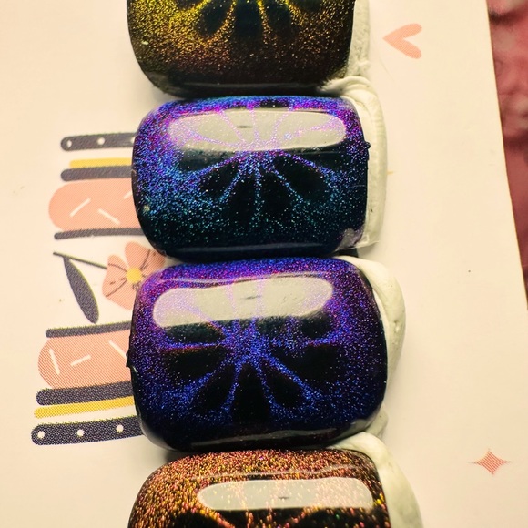 Floral Galaxy~ Gel Nails ~ Set Of 22 - Picture 3 of 12